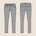 grey jeans image